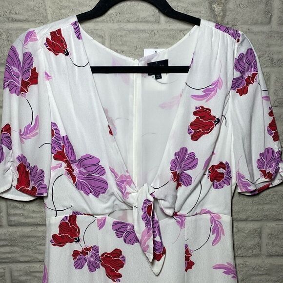 NWT MSRP $99 Bardot Stencil Flower Knot Front Dress Women's Size Medium - Picture 6 of 12